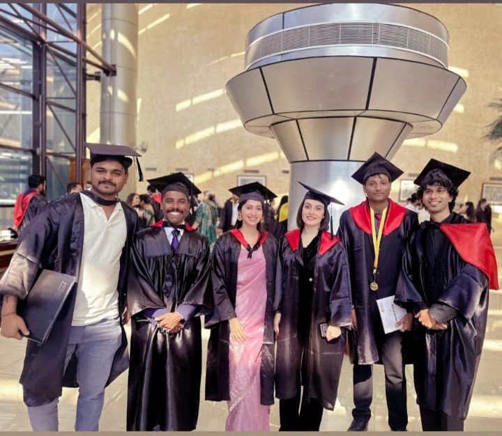 Graduation ceremony photo